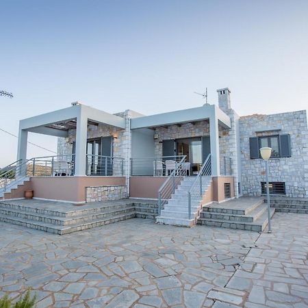 Raise Luxury Villas With A Great Sea View Of Astrosオリニ・メリゴウ エクステリア 写真