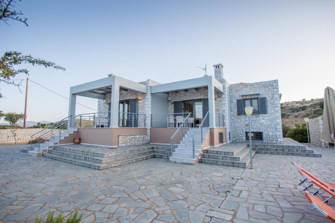 Raise Luxury Villas With A Great Sea View Of Astrosオリニ・メリゴウ エクステリア 写真