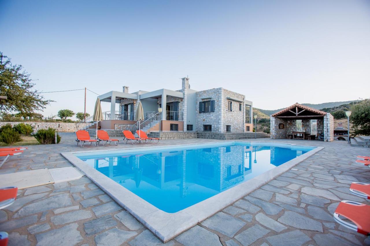 Raise Luxury Villas With A Great Sea View Of Astrosオリニ・メリゴウ エクステリア 写真